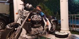 Motor Moge Triumph Rocket 3