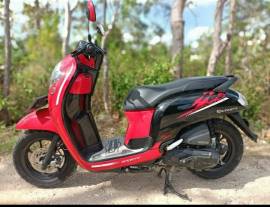 Honda Scoopy Tahun 2019 Warna Merah