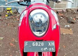 Honda Scoopy Thn 2015 Wrna Merah