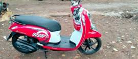 Honda Scoopy Thn 2015 Wrna Merah