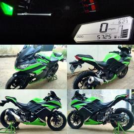 Kawasaki Ninja 250 fi Hijau tahun 2013 Cianjur