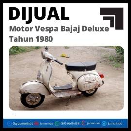 Dijual Motor Vespa Bajaj Deluxe Tahun 1980